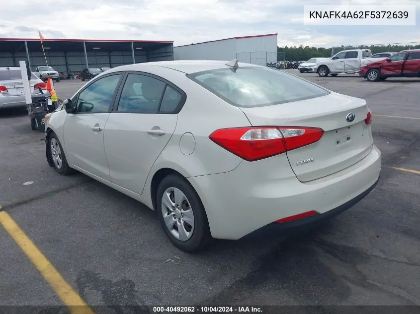 2015 Kia Forte Lx VIN: KNAFK4A62F5372639 Lot: 40492062