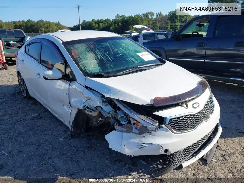 KNAFX4A89F5316216 2015 Kia Forte Ex