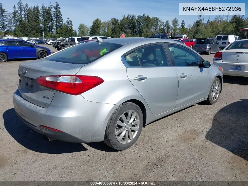 2015 Kia Forte Ex VIN: KNAFX4A88F5272936 Lot: 40506874