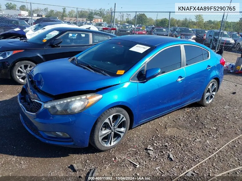 KNAFX4A89F5290765 2015 Kia Forte Ex