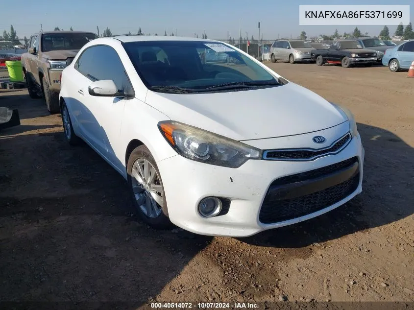 2015 Kia Forte Ex VIN: KNAFX6A86F5371699 Lot: 40514072