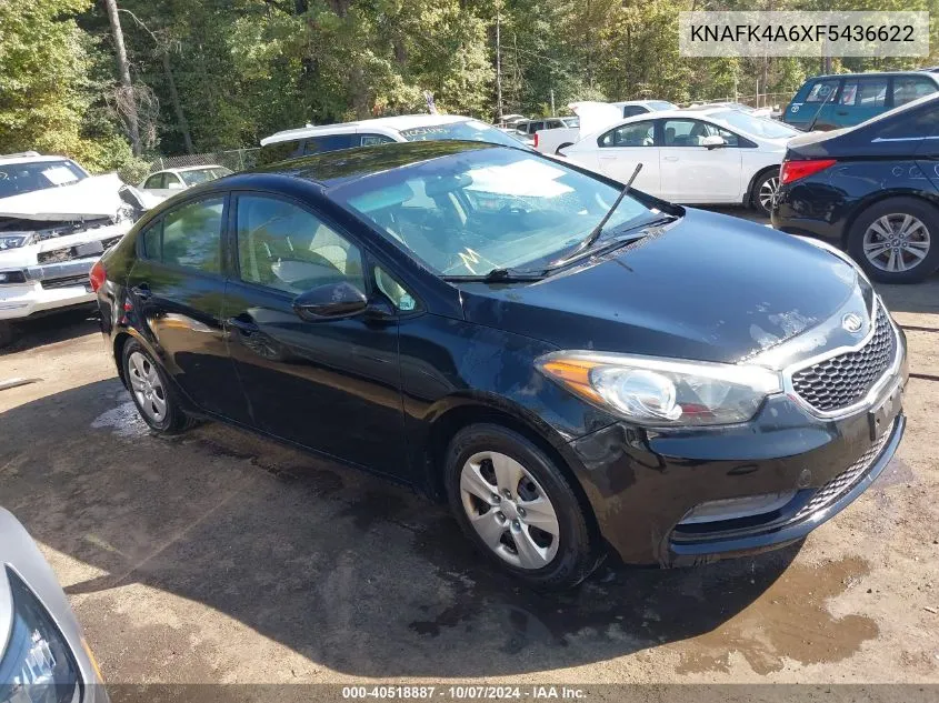 2015 Kia Forte Lx VIN: KNAFK4A6XF5436622 Lot: 40518887