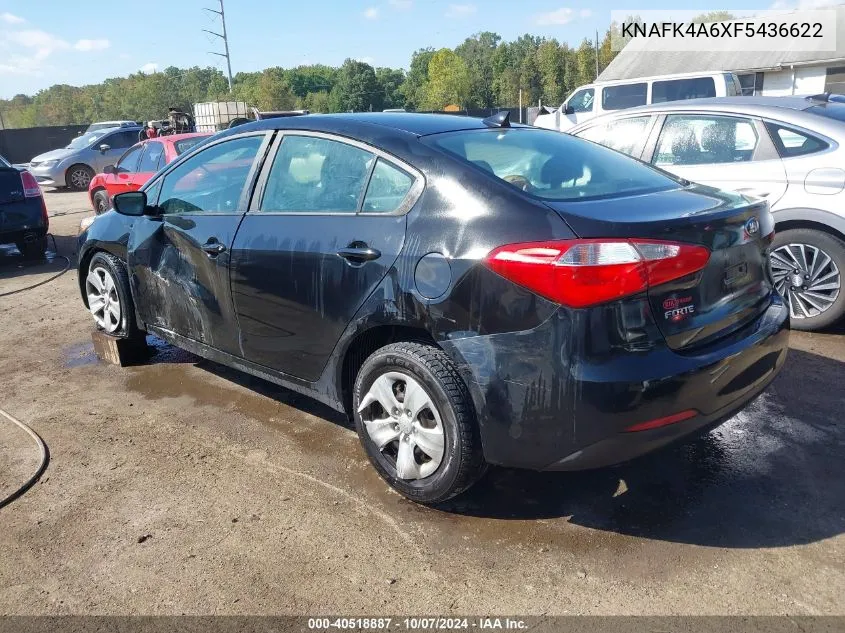 2015 Kia Forte Lx VIN: KNAFK4A6XF5436622 Lot: 40518887