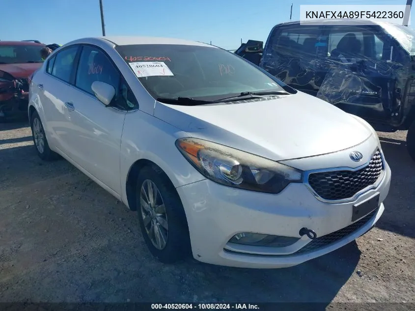 2015 Kia Forte Ex VIN: KNAFX4A89F5422360 Lot: 40520604