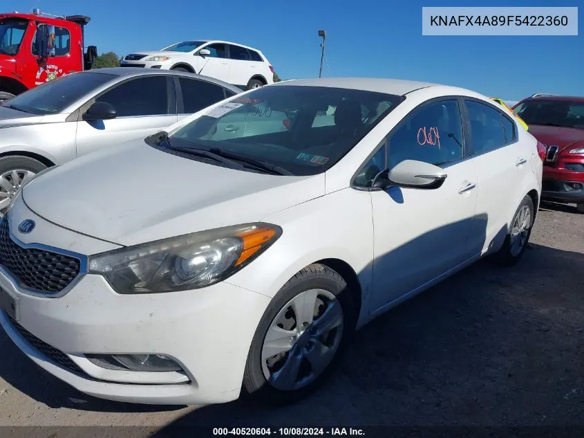 2015 Kia Forte Ex VIN: KNAFX4A89F5422360 Lot: 40520604