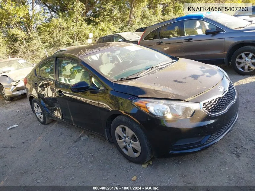 2015 Kia Forte Lx VIN: KNAFK4A66F5407263 Lot: 40528176