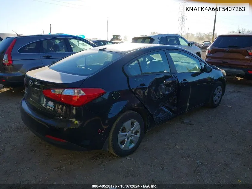 2015 Kia Forte Lx VIN: KNAFK4A66F5407263 Lot: 40528176