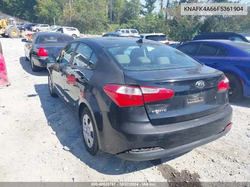 2015 Kia Forte Lx VIN: KNAFK4A66F5361904 Lot: 40528767