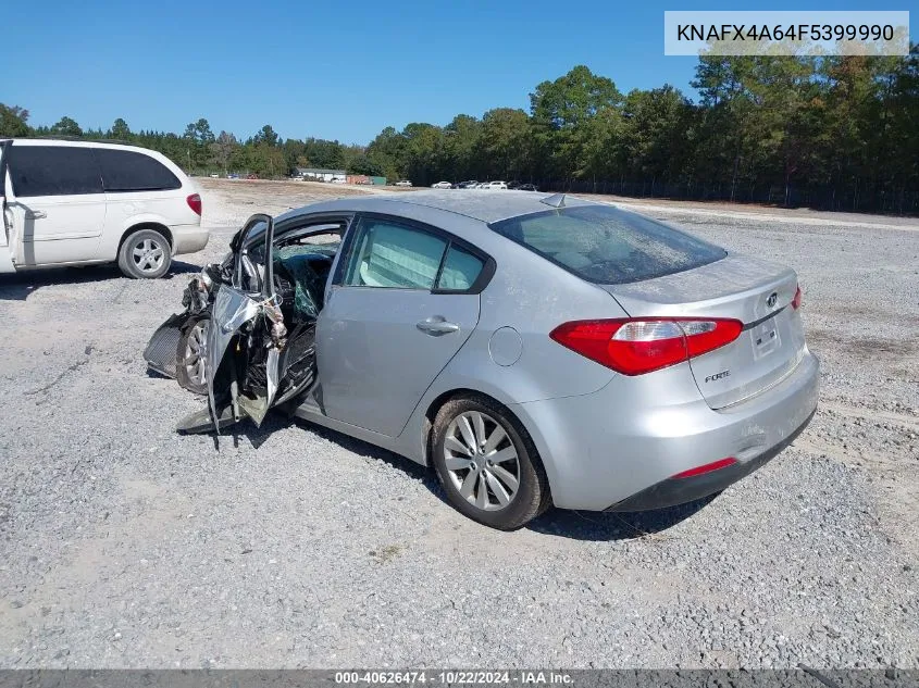 2015 Kia Forte Lx VIN: KNAFX4A64F5399990 Lot: 40626474