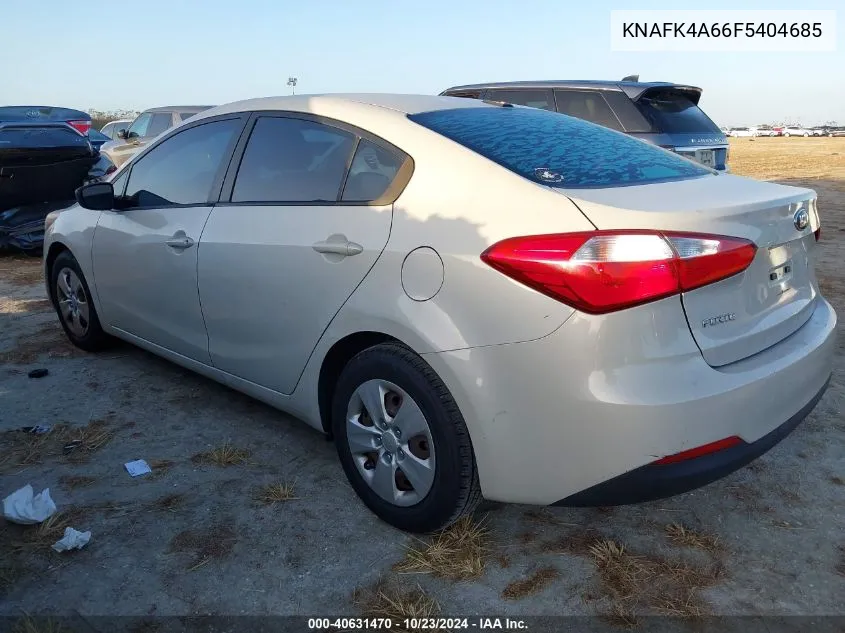 2015 Kia Forte Lx VIN: KNAFK4A66F5404685 Lot: 40631470