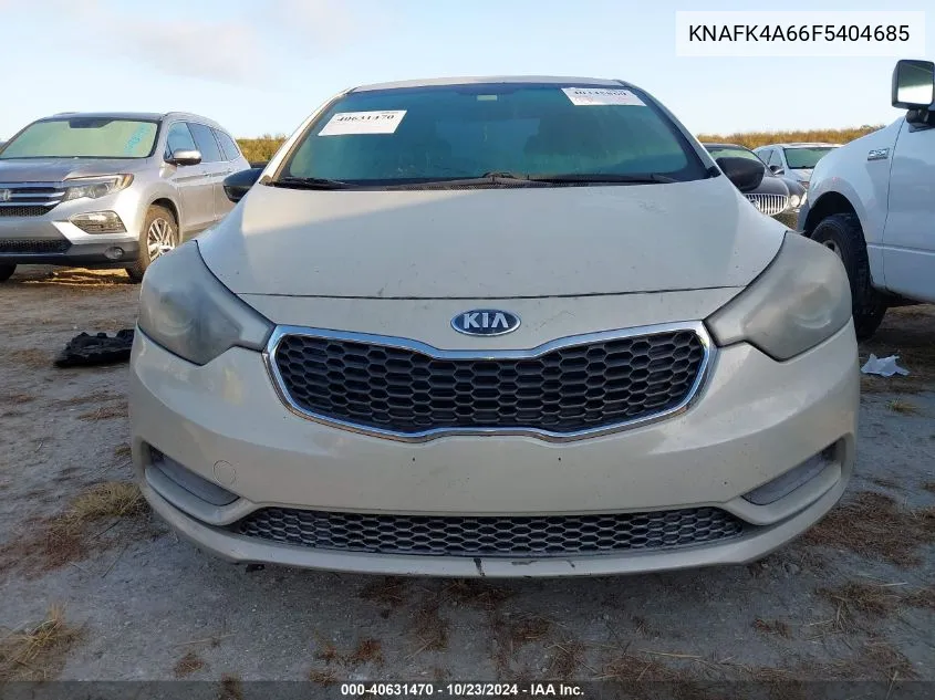 2015 Kia Forte Lx VIN: KNAFK4A66F5404685 Lot: 40631470