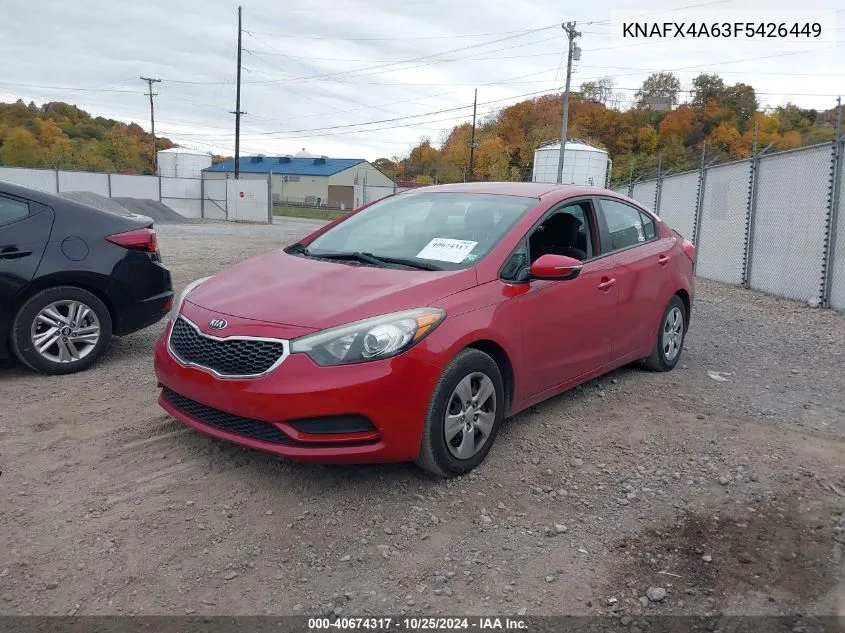 2015 Kia Forte Lx VIN: KNAFX4A63F5426449 Lot: 40674317