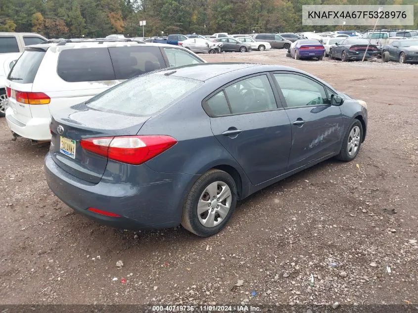 2015 Kia Forte Lx VIN: KNAFX4A67F5328976 Lot: 40719736