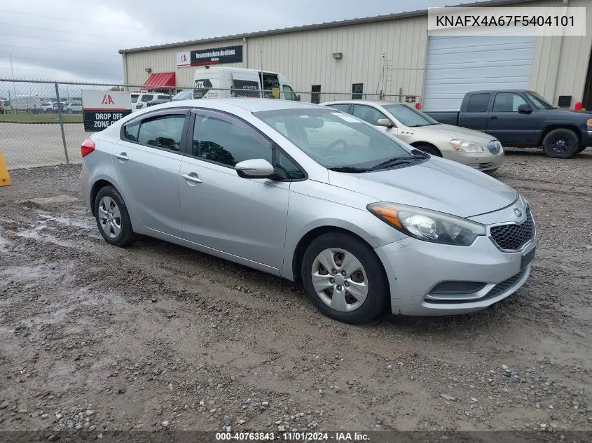 2015 Kia Forte Lx VIN: KNAFX4A67F5404101 Lot: 40763843