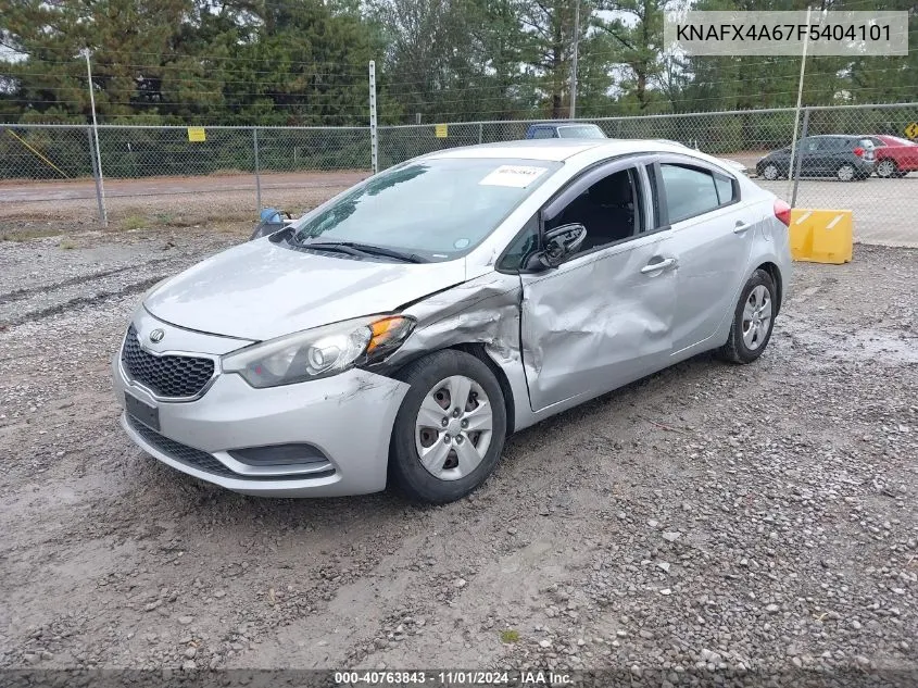 2015 Kia Forte Lx VIN: KNAFX4A67F5404101 Lot: 40763843