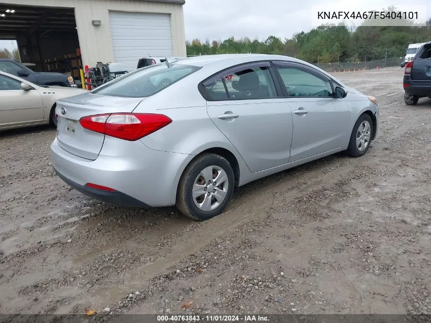 2015 Kia Forte Lx VIN: KNAFX4A67F5404101 Lot: 40763843