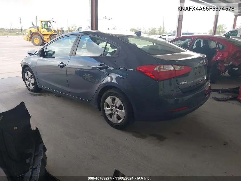 2015 Kia Forte Lx VIN: KNAFX4A65F5374578 Lot: 40769274