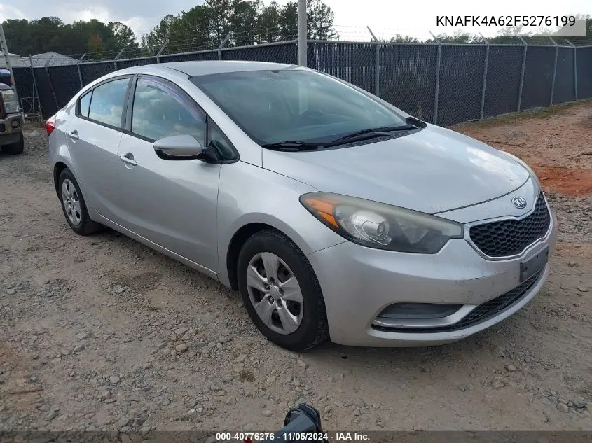 2015 Kia Forte Lx VIN: KNAFK4A62F5276199 Lot: 40776276