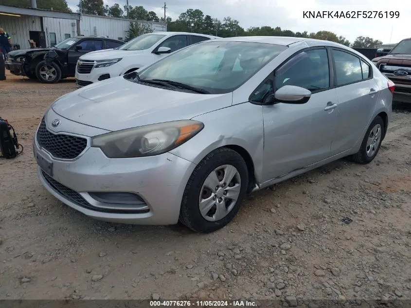 2015 Kia Forte Lx VIN: KNAFK4A62F5276199 Lot: 40776276