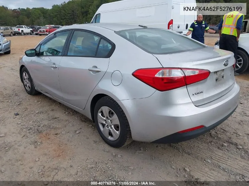 2015 Kia Forte Lx VIN: KNAFK4A62F5276199 Lot: 40776276