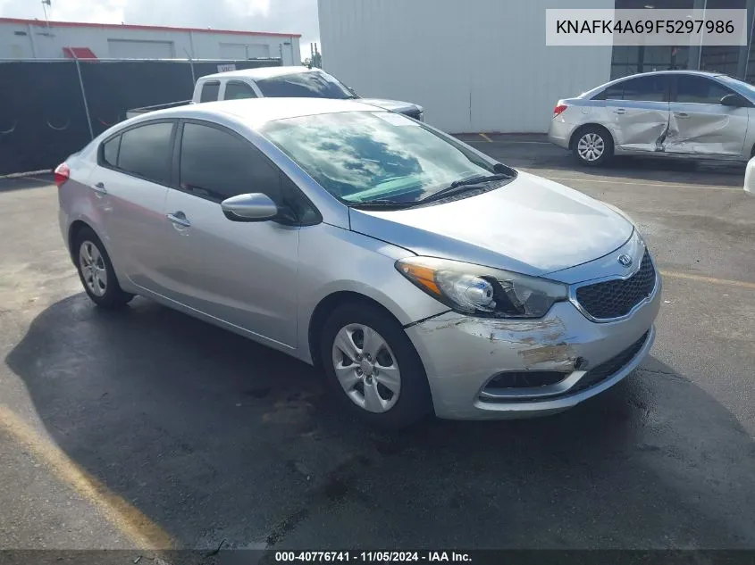 2015 Kia Forte Lx VIN: KNAFK4A69F5297986 Lot: 40776741