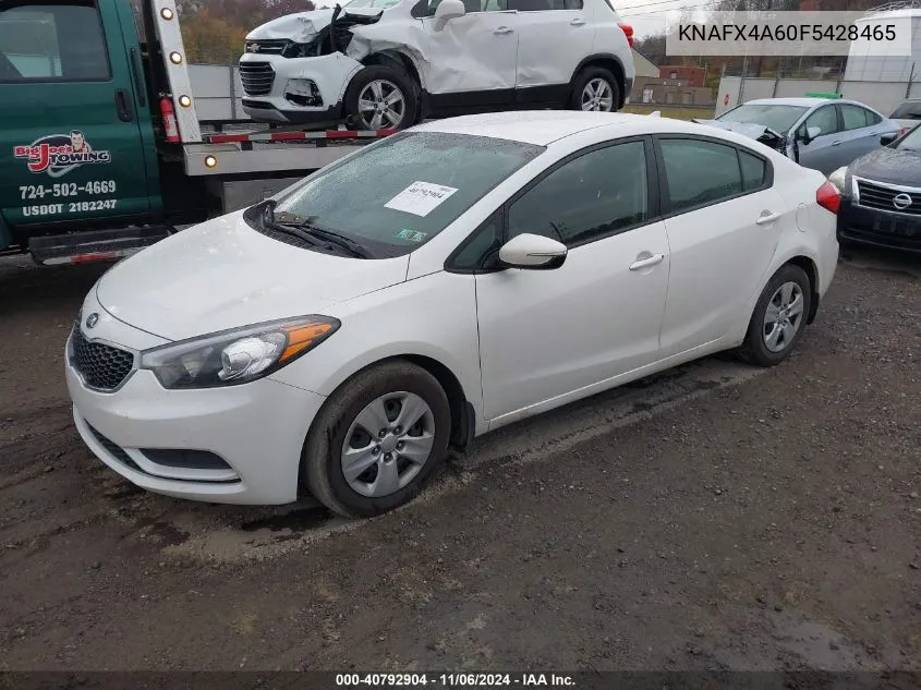 2015 Kia Forte Lx VIN: KNAFX4A60F5428465 Lot: 40792904