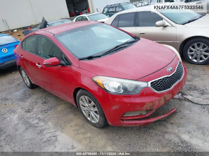 2015 Kia Forte Lx VIN: KNAFX4A67F5333546 Lot: 40795450