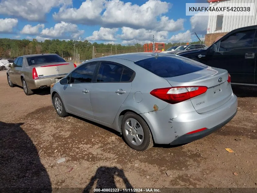 2015 Kia Forte Lx VIN: KNAFK4A6XF5420338 Lot: 40802323