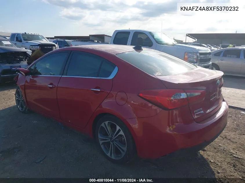 2015 Kia Forte Ex VIN: KNAFZ4A8XF5370232 Lot: 40810044