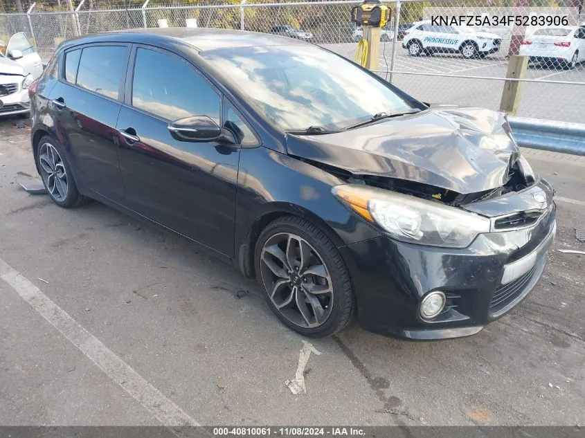 2015 Kia Forte Sx VIN: KNAFZ5A34F5283906 Lot: 40810061