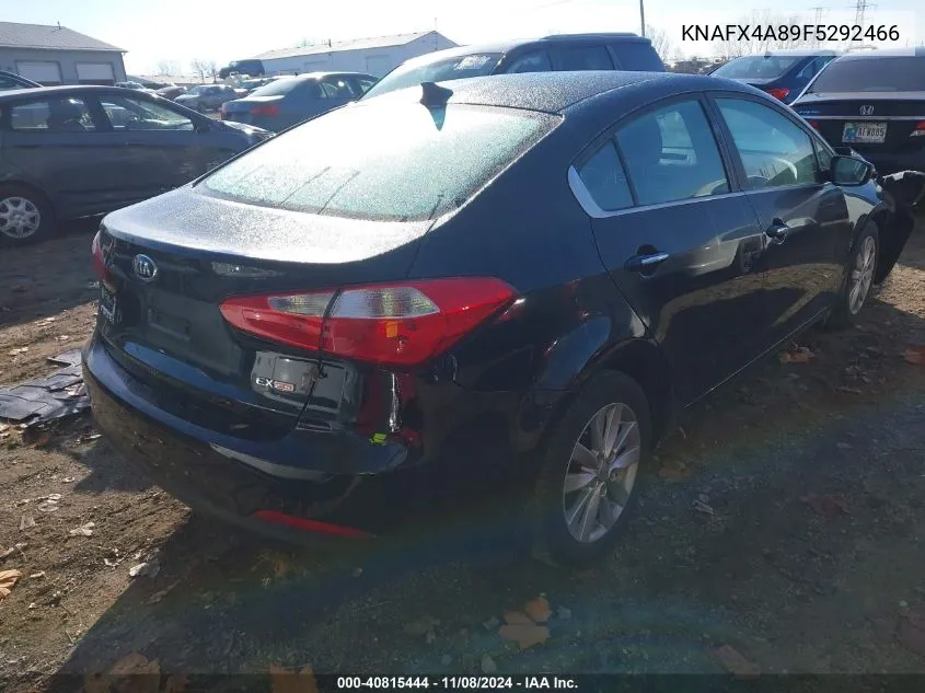 2015 Kia Forte Ex VIN: KNAFX4A89F5292466 Lot: 40815444