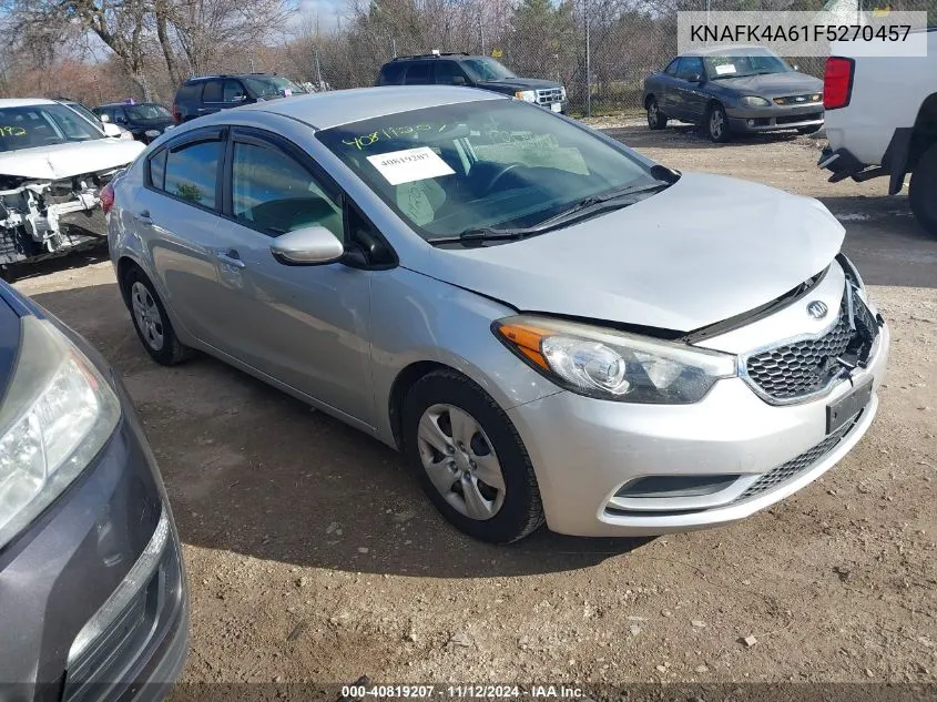 2015 Kia Forte Lx VIN: KNAFK4A61F5270457 Lot: 40819207