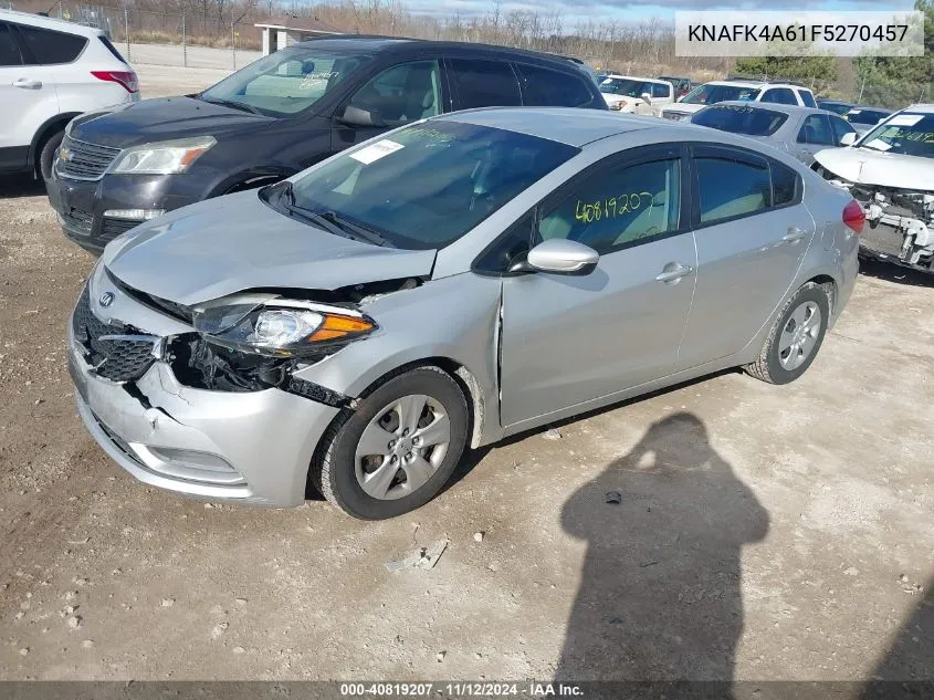 2015 Kia Forte Lx VIN: KNAFK4A61F5270457 Lot: 40819207