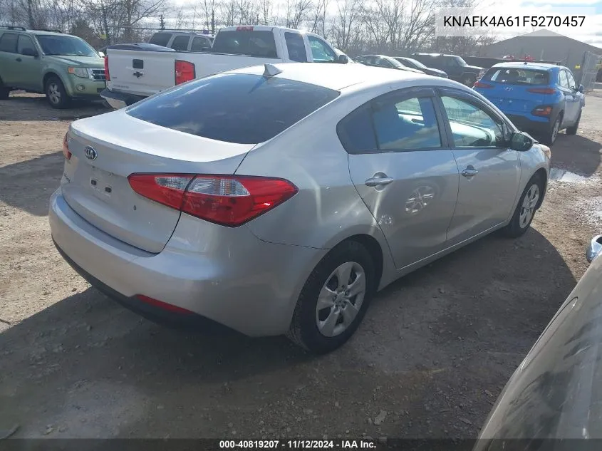 2015 Kia Forte Lx VIN: KNAFK4A61F5270457 Lot: 40819207