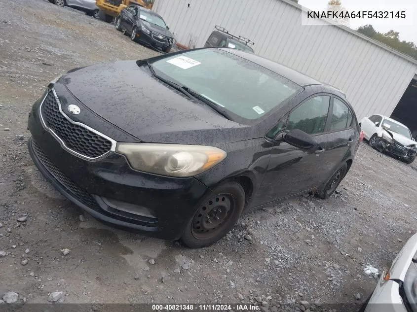 2015 Kia Forte Lx VIN: KNAFK4A64F5432145 Lot: 40821348