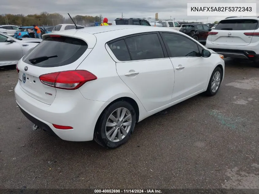 2015 Kia Forte Ex VIN: KNAFX5A82F5372343 Lot: 40852698