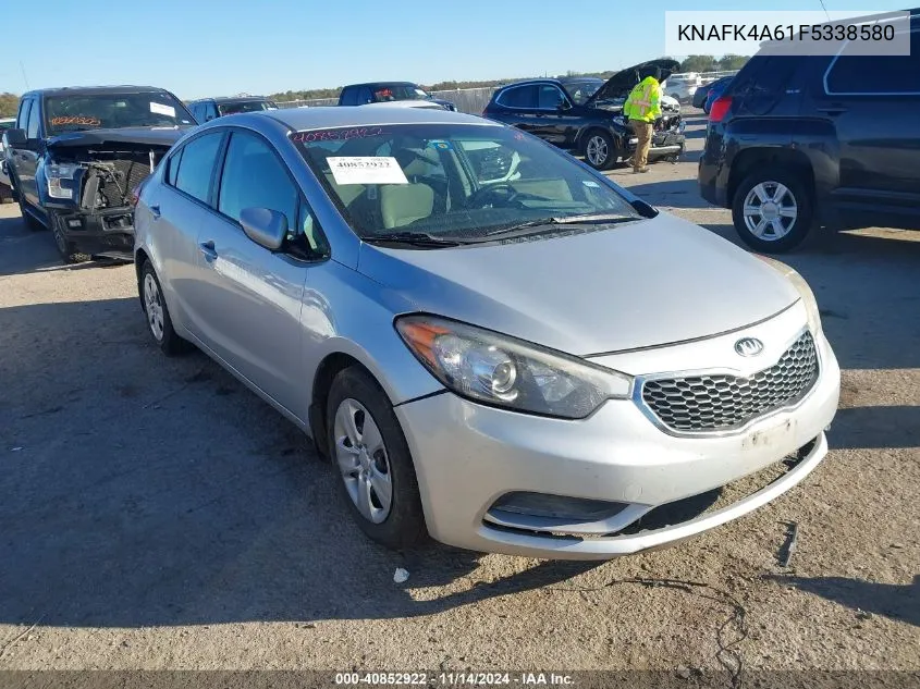 2015 Kia Forte Lx VIN: KNAFK4A61F5338580 Lot: 40852922