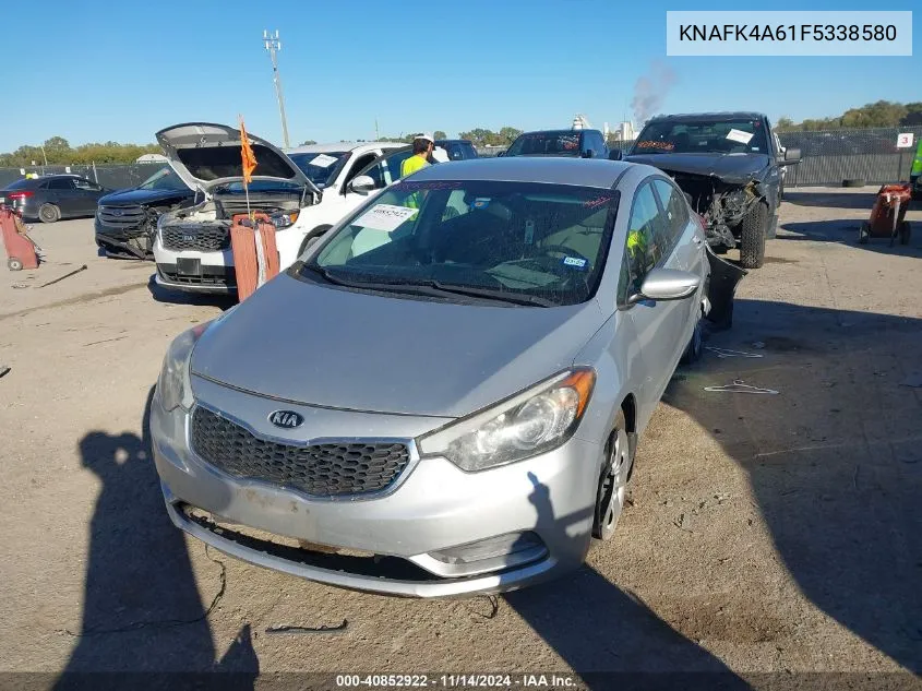 2015 Kia Forte Lx VIN: KNAFK4A61F5338580 Lot: 40852922