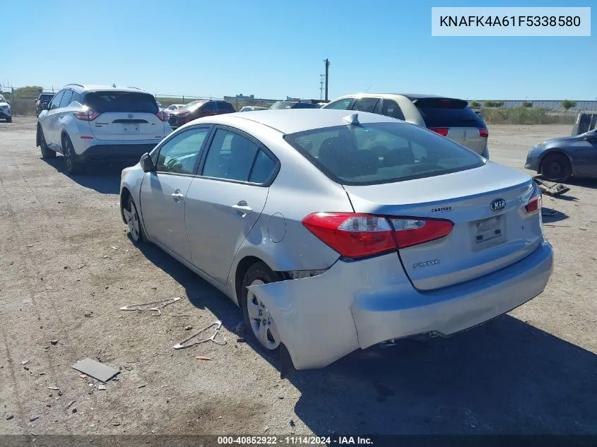 2015 Kia Forte Lx VIN: KNAFK4A61F5338580 Lot: 40852922