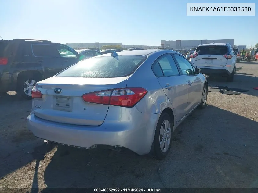 2015 Kia Forte Lx VIN: KNAFK4A61F5338580 Lot: 40852922