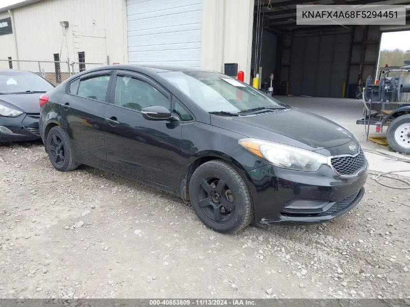 KNAFX4A68F5294451 2015 Kia Forte Lx