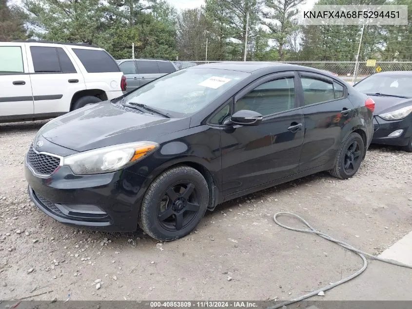 KNAFX4A68F5294451 2015 Kia Forte Lx