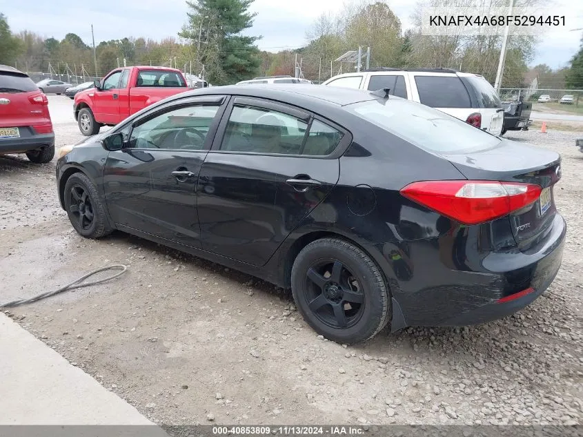 KNAFX4A68F5294451 2015 Kia Forte Lx