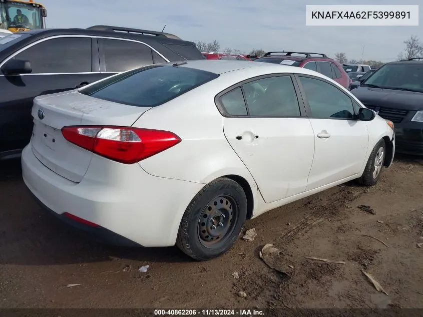 KNAFX4A62F5399891 2015 Kia Forte Lx