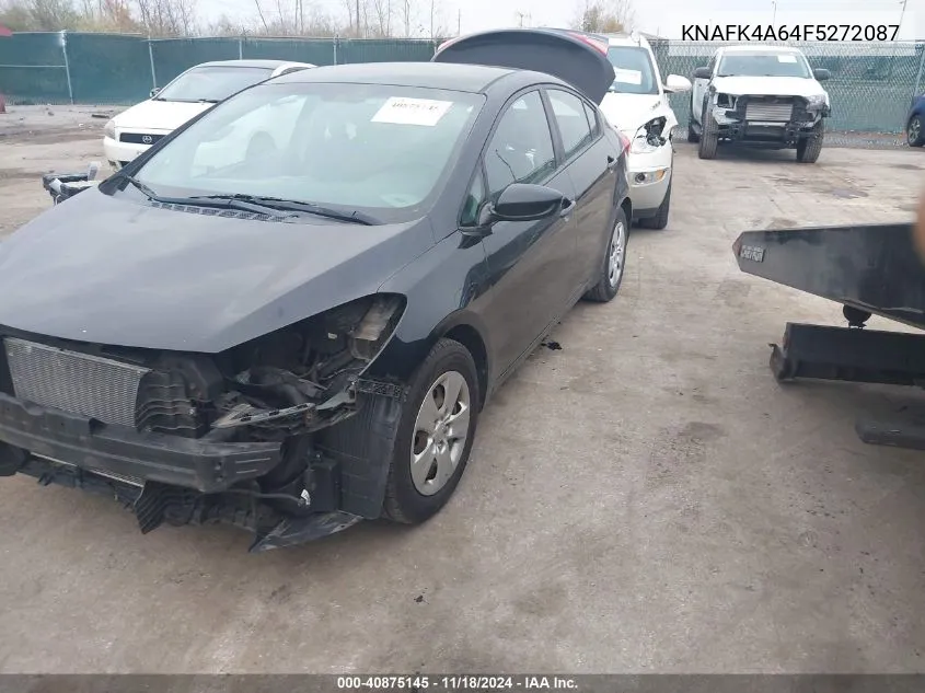 2015 Kia Forte Lx VIN: KNAFK4A64F5272087 Lot: 40875145