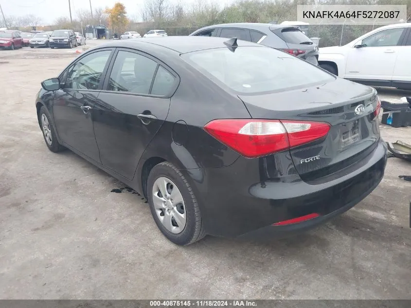 2015 Kia Forte Lx VIN: KNAFK4A64F5272087 Lot: 40875145