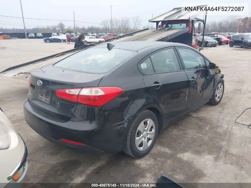 2015 Kia Forte Lx VIN: KNAFK4A64F5272087 Lot: 40875145