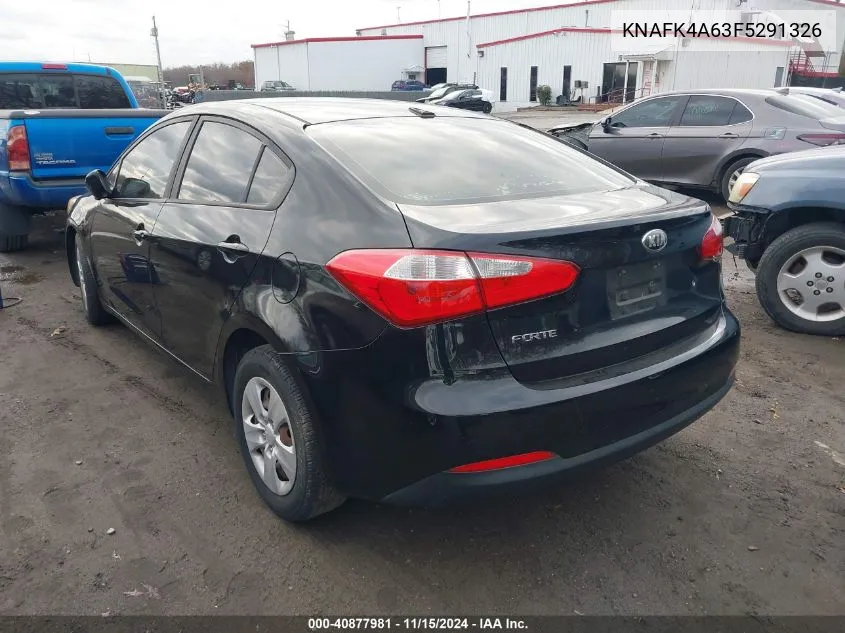 2015 Kia Forte Lx VIN: KNAFK4A63F5291326 Lot: 40877981