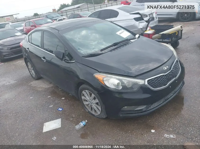 2015 Kia Forte Ex VIN: KNAFX4A80F5271375 Lot: 40886965