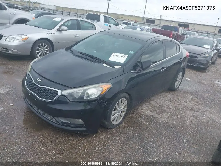 2015 Kia Forte Ex VIN: KNAFX4A80F5271375 Lot: 40886965